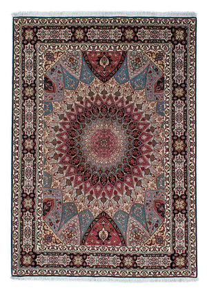 Alfombra Persa - Tabriz - Real - 217 x 158 cm - multicolor