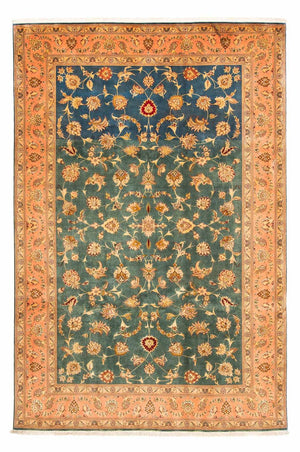 Alfombra Persa - Tabriz - Real - 305 x 200 cm - verde claro
