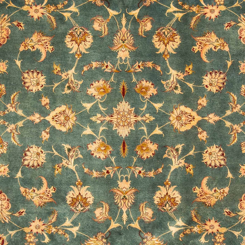 Alfombra Persa - Tabriz - Real - 305 x 200 cm - verde claro