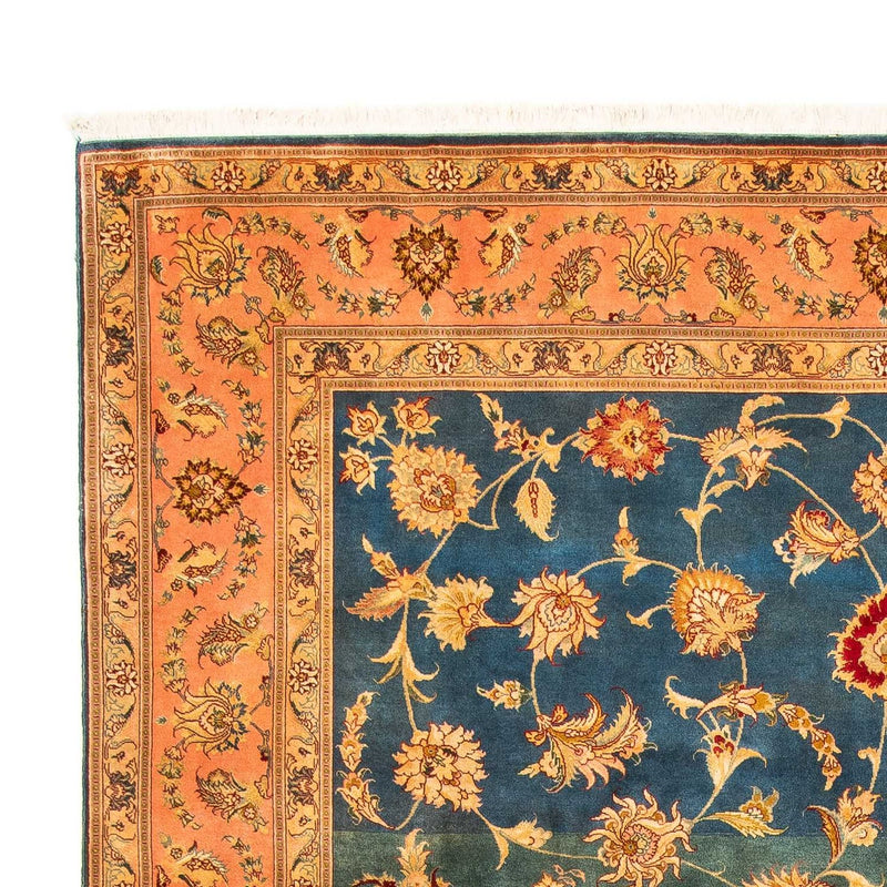 Alfombra Persa - Tabriz - Real - 305 x 200 cm - verde claro