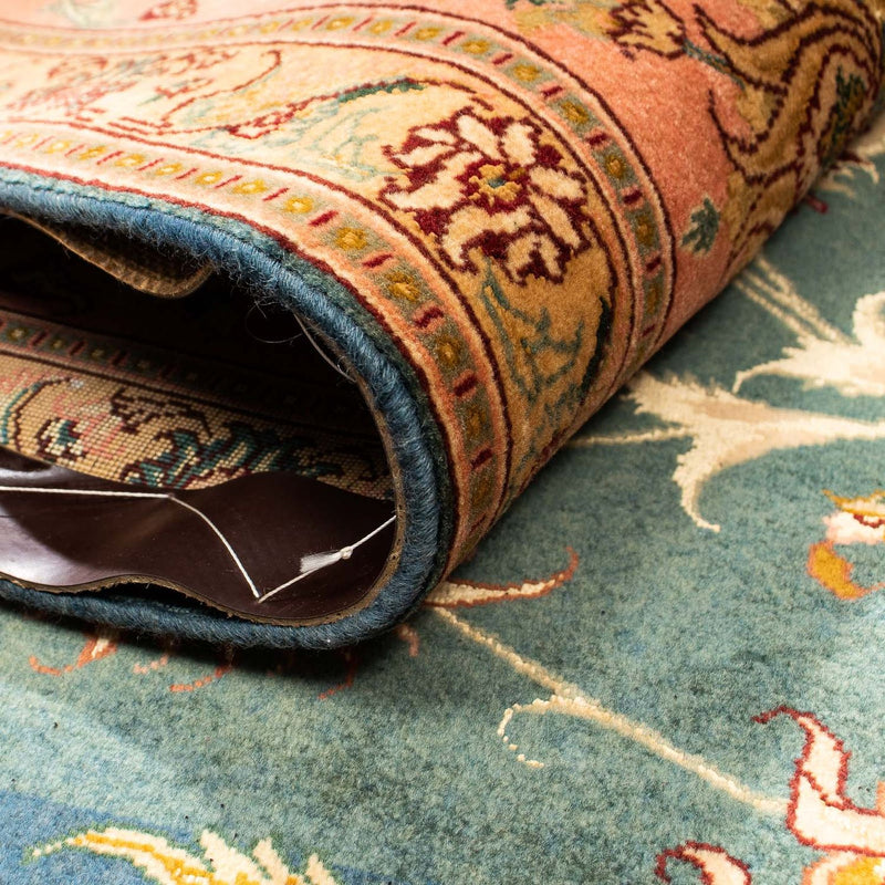 Alfombra Persa - Tabriz - Real - 305 x 200 cm - verde claro