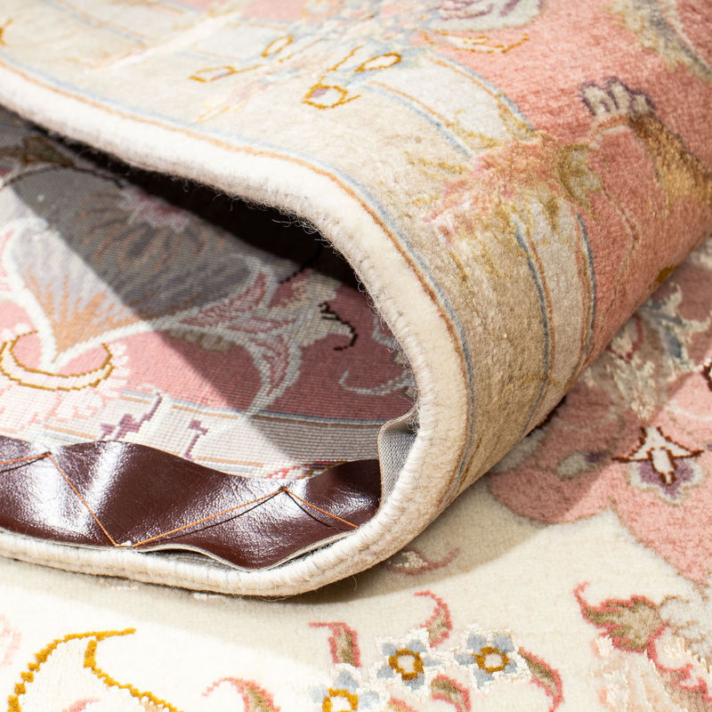 Alfombra Persa - Tabriz - Real - 206 x 152 cm - beige