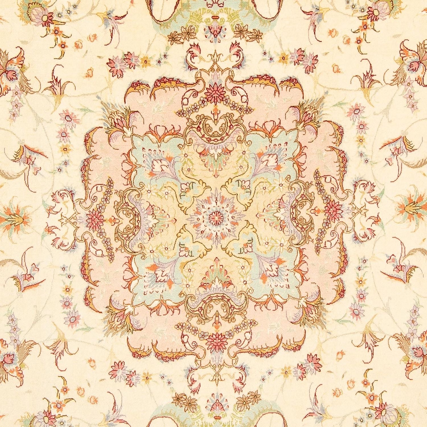 Alfombra Persa - Tabriz - Real - 288 x 198 cm - beige