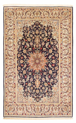 Alfombra Persa - Isfahan - Prima - 327 x 202 cm - azul oscuro