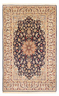 Alfombra Persa - Isfahan - Prima - 327 x 202 cm - azul oscuro