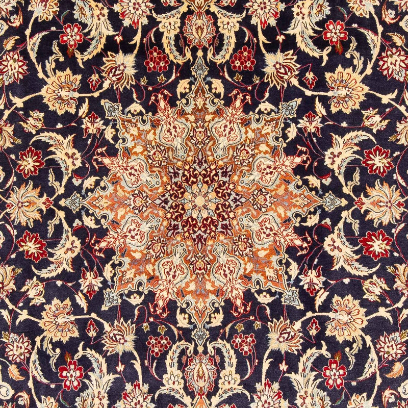 Alfombra Persa - Isfahan - Prima - 327 x 202 cm - azul oscuro