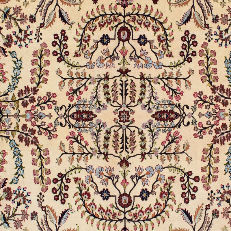 Alfombra persa - Ghom - 207 x 142 cm - beige