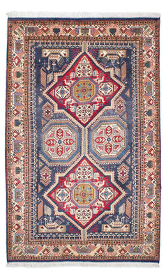 Alfombra Gabbeh - Persa Kashkuli - 230 x 148 cm - azul oscuro