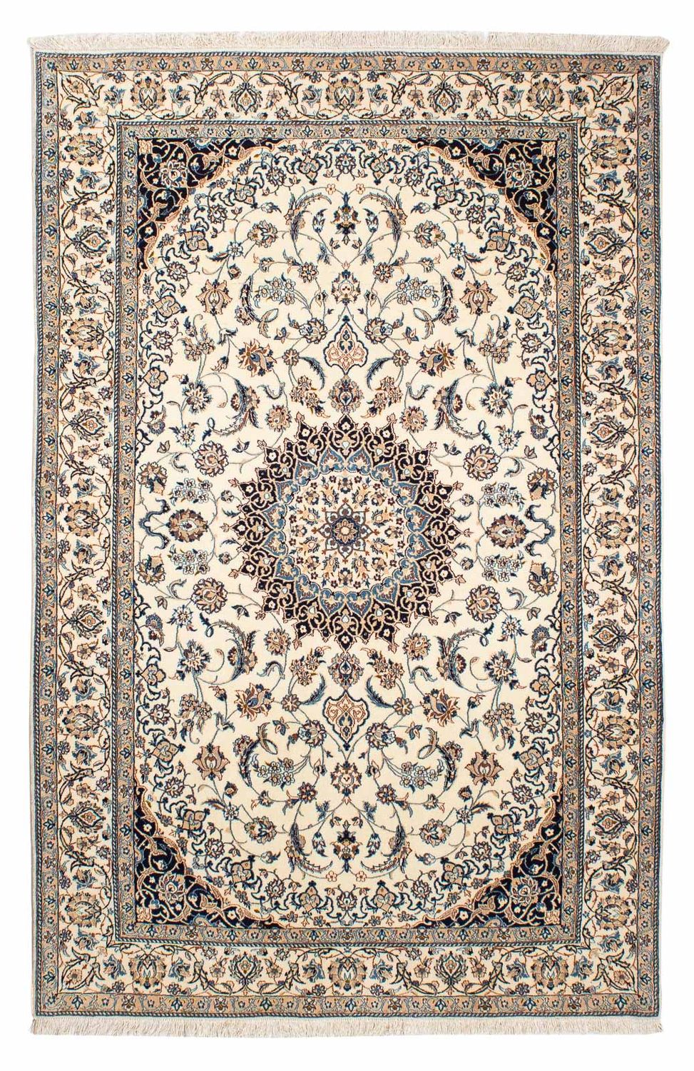 Alfombra Persa - Nain - Prima - 198 x 130 cm - beige