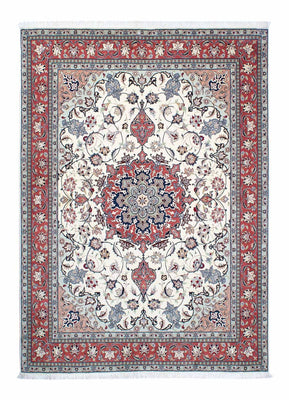 Alfombra Persa - Tabriz - Real - 210 x 150 cm - beige