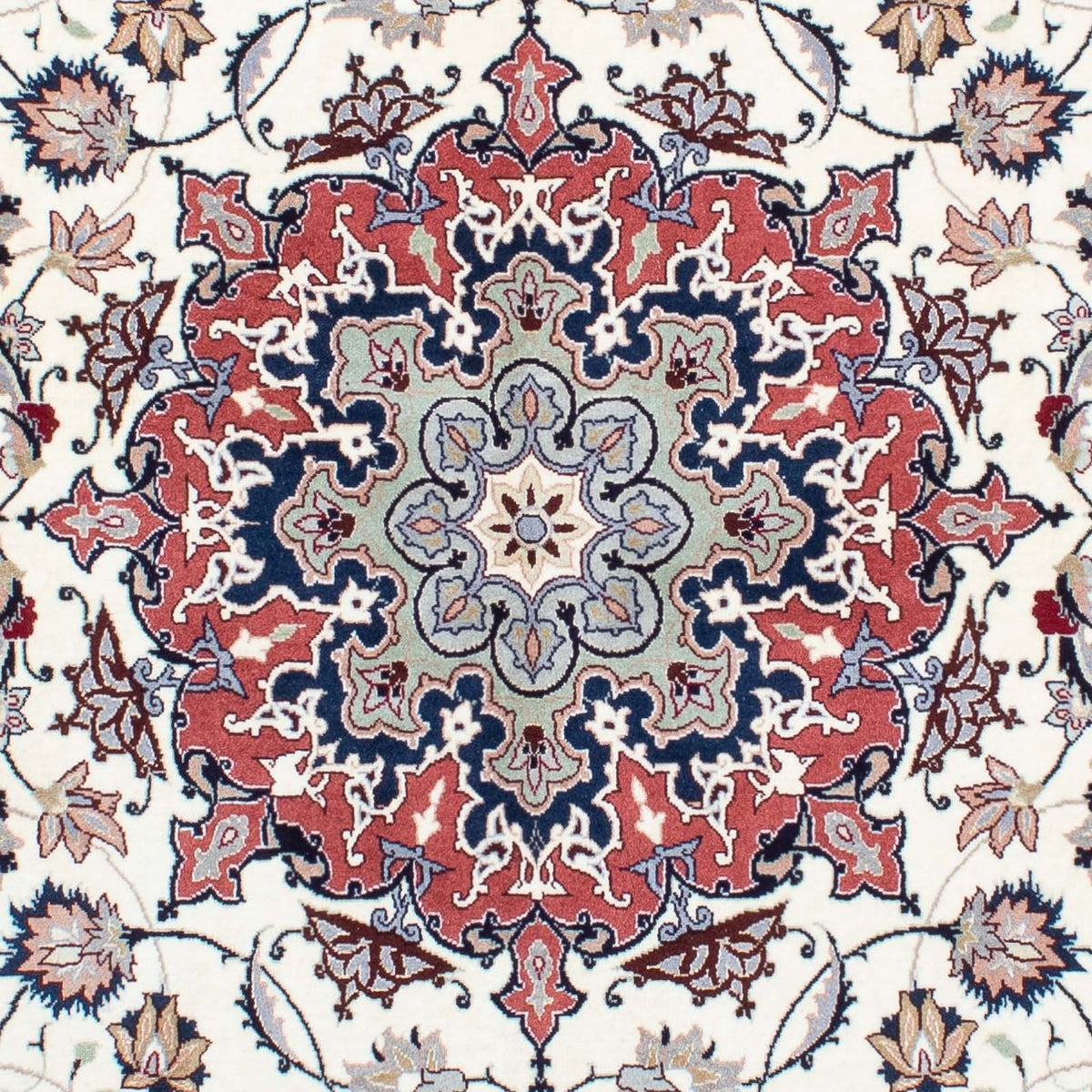 Alfombra Persa - Tabriz - Real - 210 x 150 cm - beige