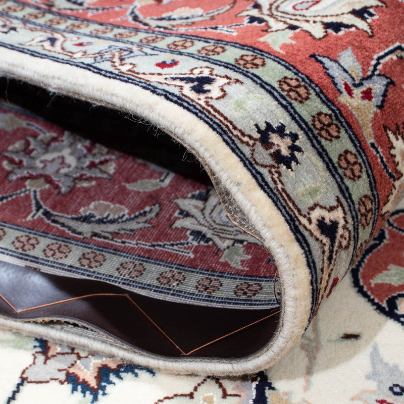 Alfombra Persa - Tabriz - Real - 210 x 150 cm - beige