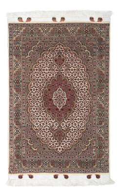 Alfombra Persa - Tabriz - Real - 90 x 60 cm - beige