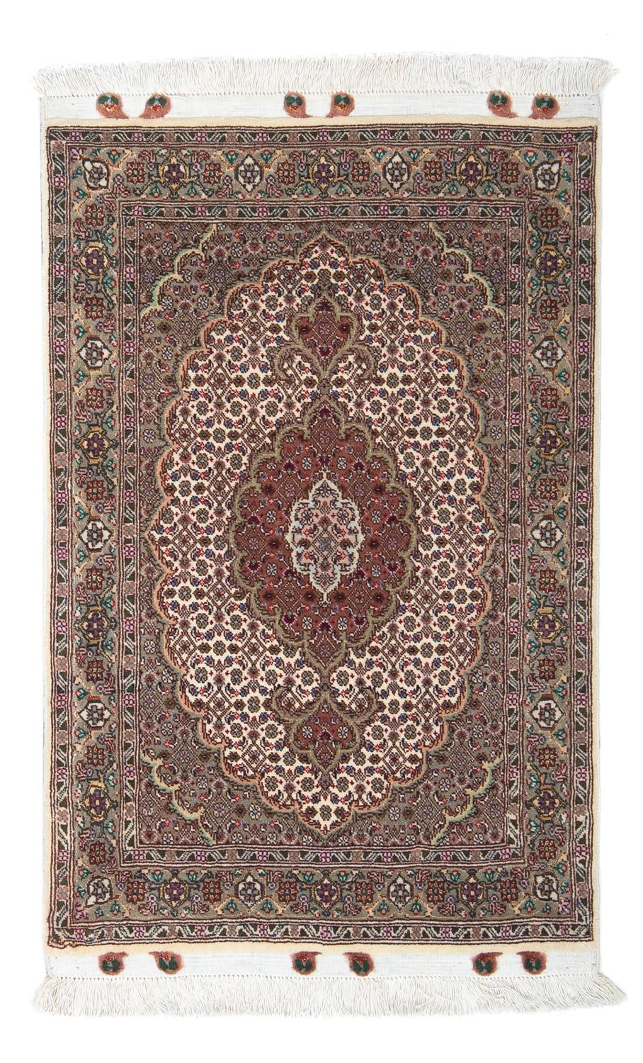 Alfombra Persa - Tabriz - Real - 90 x 60 cm - beige