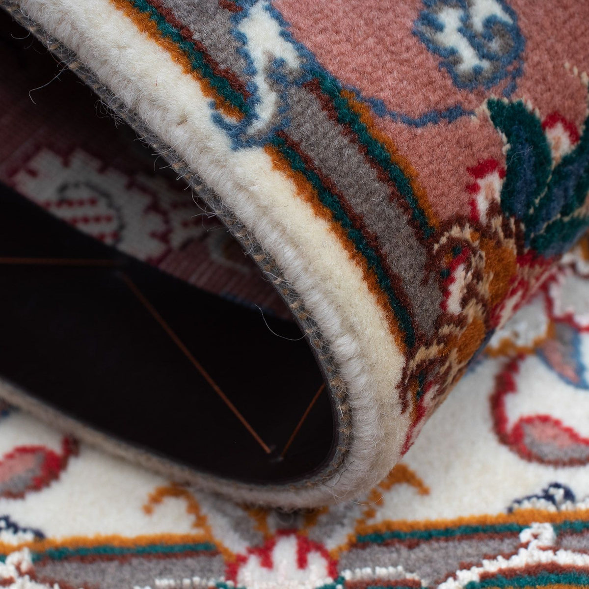 Alfombra Persa - Tabriz - Real - 90 x 60 cm - beige