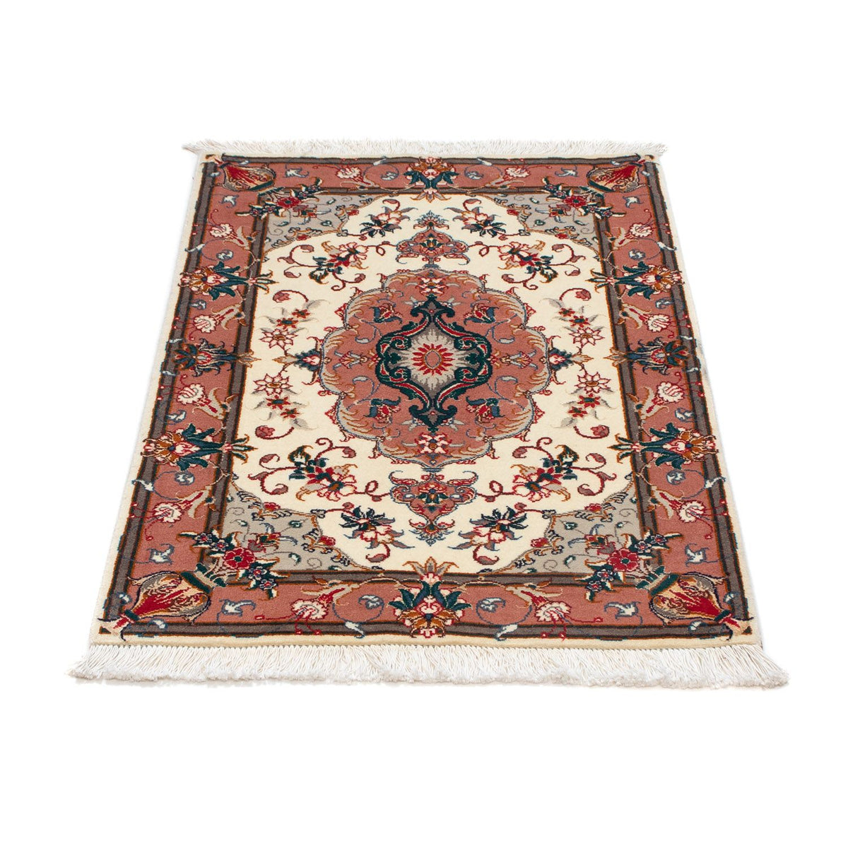Alfombra Persa - Tabriz - Real - 90 x 60 cm - beige