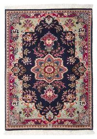 Alfombra Persa - Tabriz - Real - 90 x 60 cm - azul oscuro
