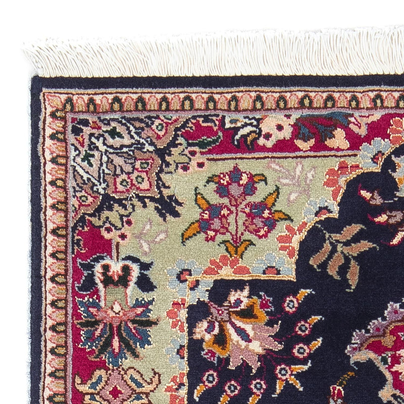 Alfombra Persa - Tabriz - Real - 90 x 60 cm - azul oscuro