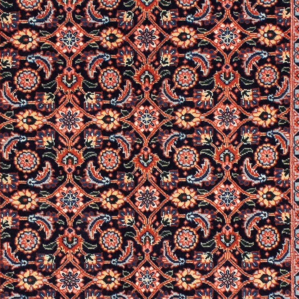 Alfombra de pasillo Alfombra persa - Tabriz - 200 x 63 cm - multicolor