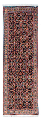 Alfombra de pasillo Alfombra persa - Tabriz - 202 x 67 cm - azul oscuro