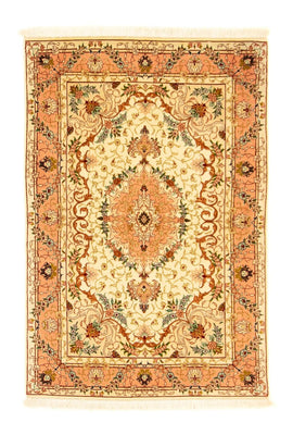 Alfombra Persa - Tabriz - Real - 148 x 98 cm - beige