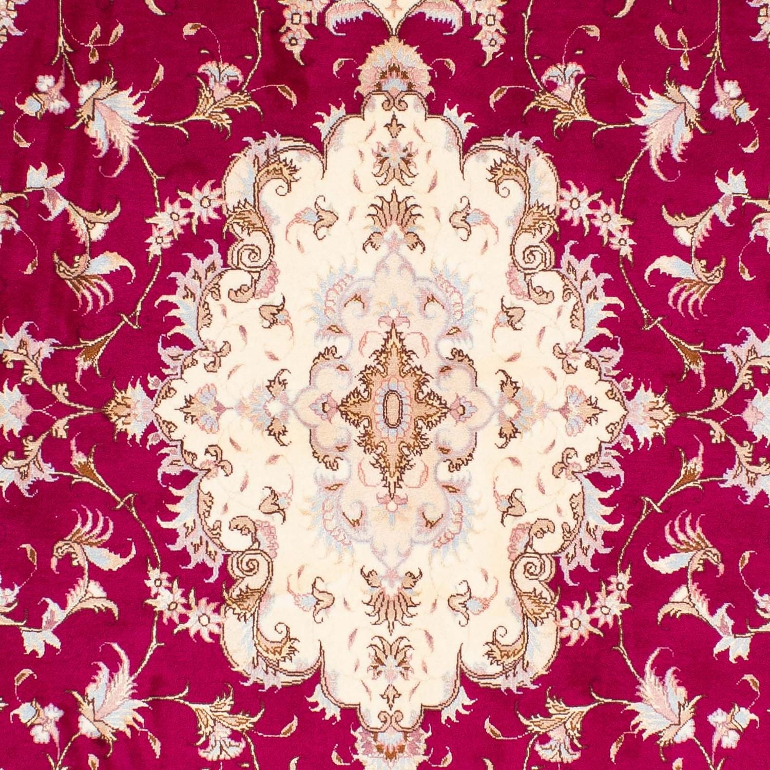 Alfombra Persa - Tabriz - Real - 242 x 168 cm - rojo