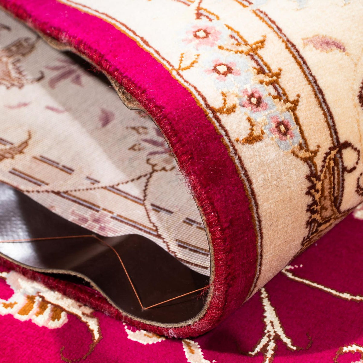 Alfombra Persa - Tabriz - Real - 242 x 168 cm - rojo