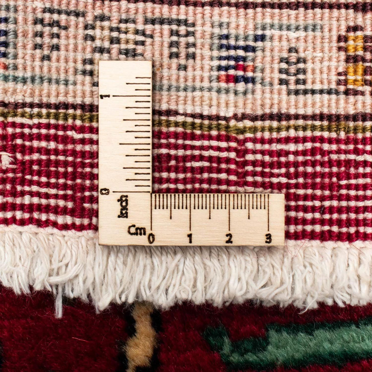 Alfombra de pasillo Alfombra persa - Tabriz - 265 x 106 cm - rojo oscuro