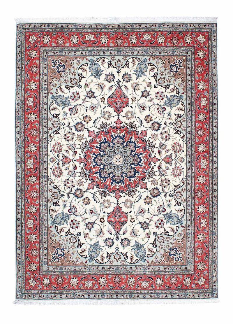 Alfombra Persa - Tabriz - Real - 215 x 153 cm - beige
