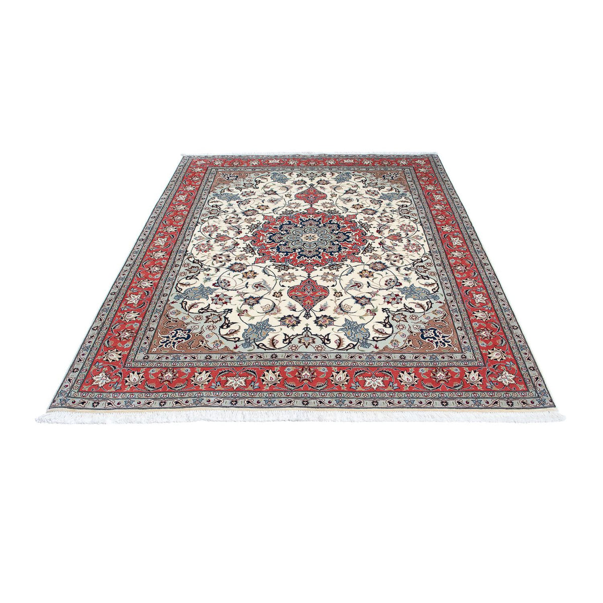 Alfombra Persa - Tabriz - Real - 215 x 153 cm - beige