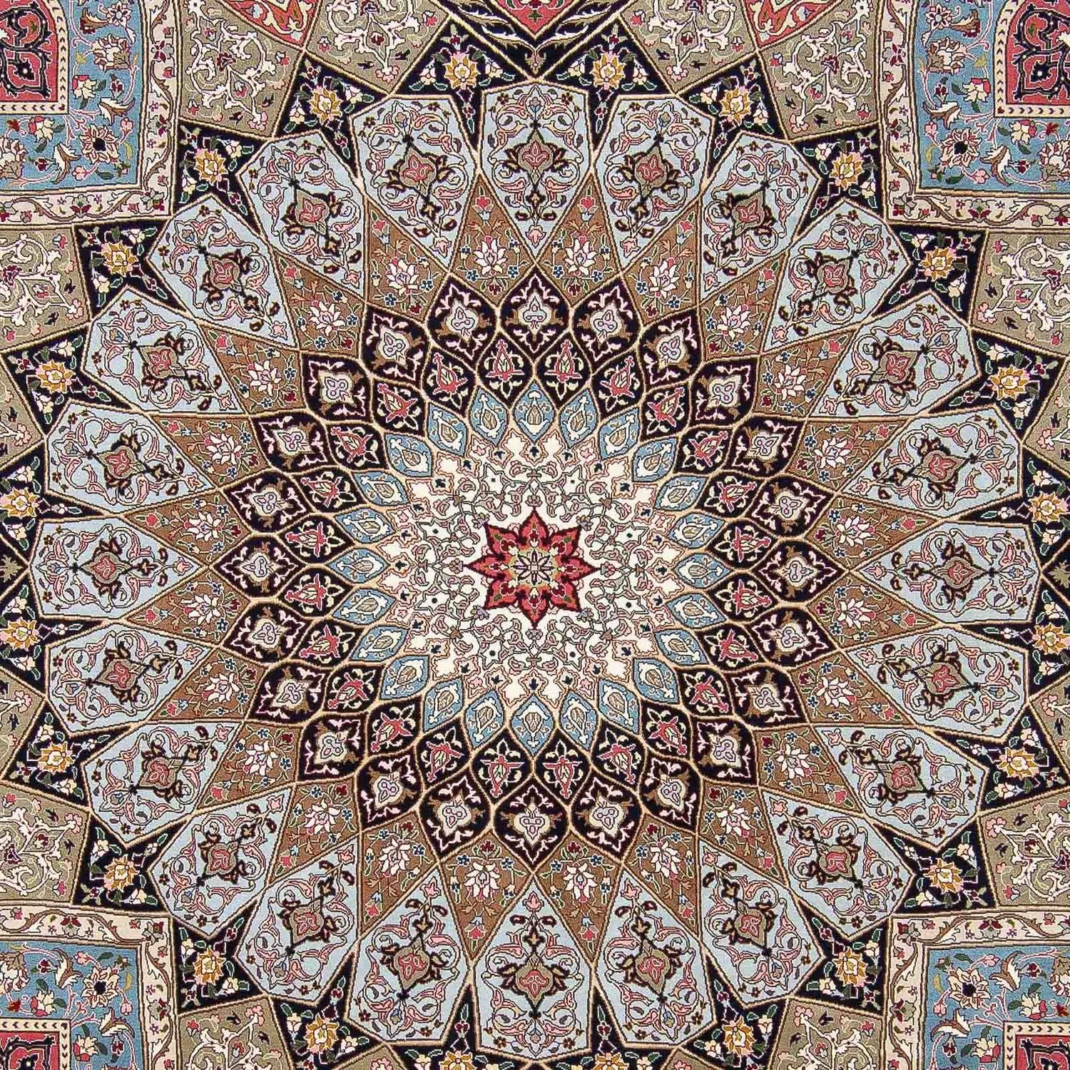 Alfombra Persa - Tabriz - Real - 303 x 252 cm - multicolor