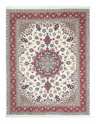 Alfombra Persa - Tabriz - Real - 198 x 154 cm - beige