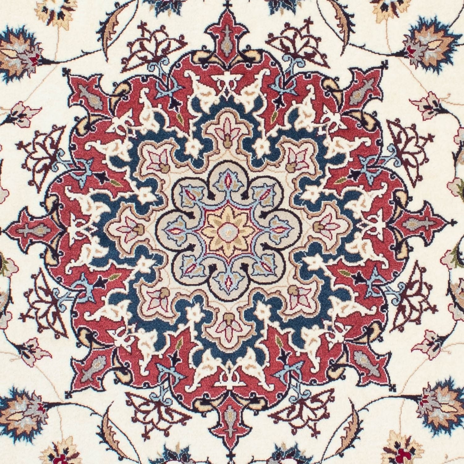 Alfombra Persa - Tabriz - Real - 198 x 154 cm - beige
