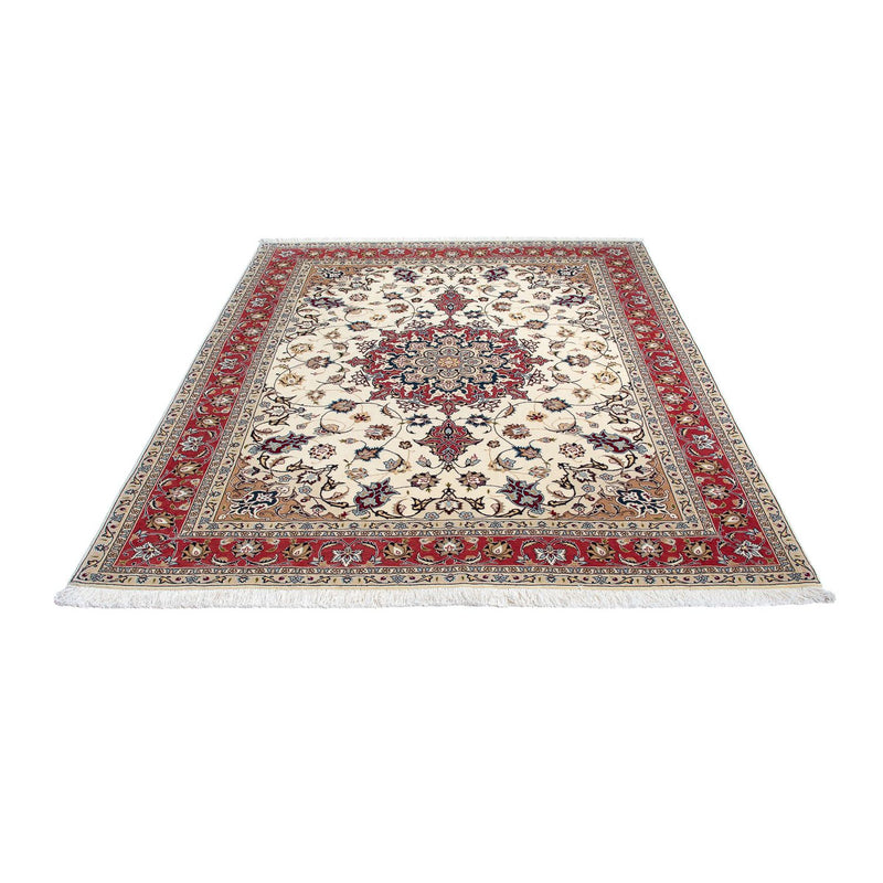 Alfombra Persa - Tabriz - Real - 198 x 154 cm - beige