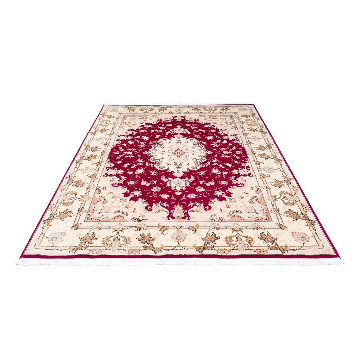 Alfombra Persa - Tabriz - Real - 240 x 169 cm - rojo