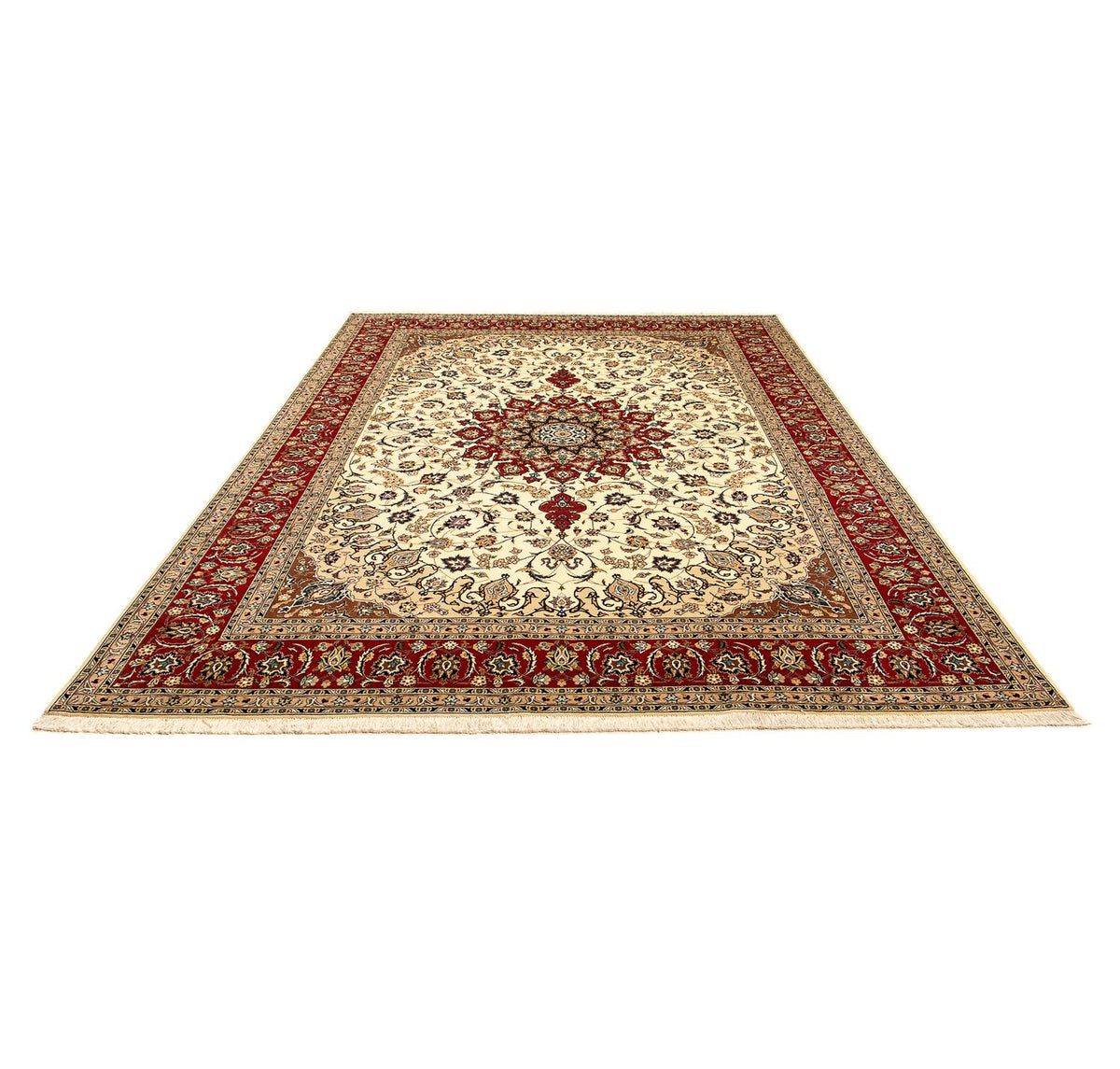 Alfombra persa - Tabriz - 358 x 254 cm - beige