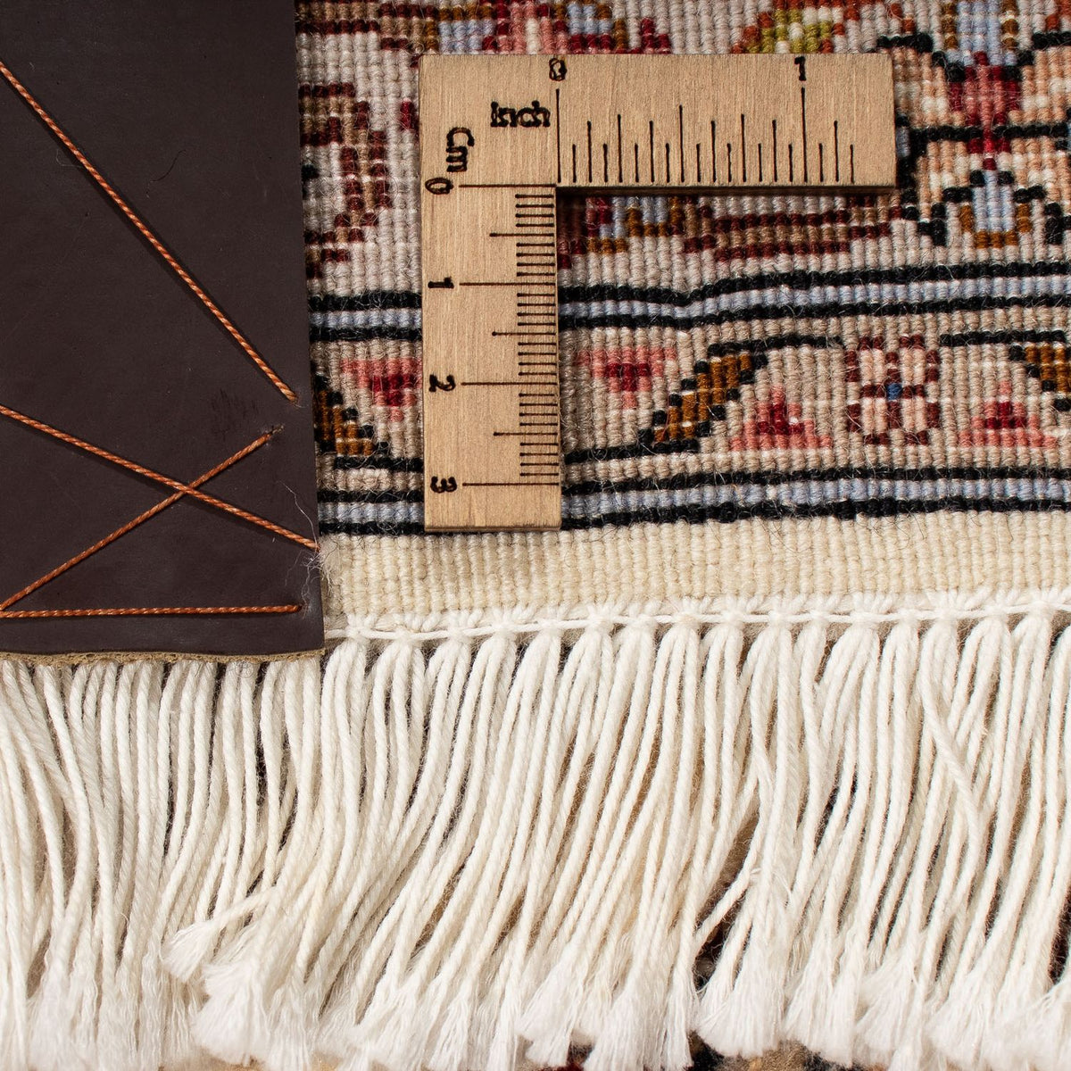 Alfombra Persa - Tabriz - Real cuadrado  - 203 x 200 cm - beige