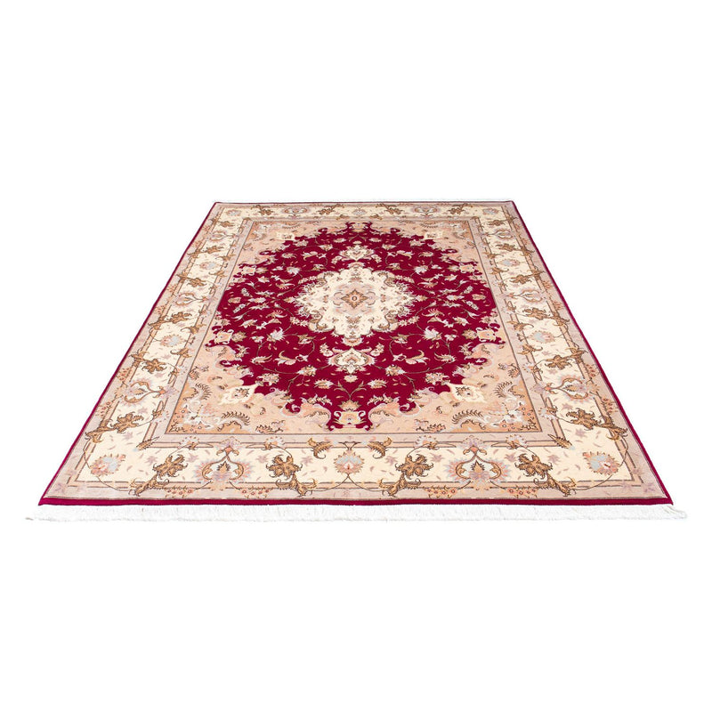 Alfombra Persa - Tabriz - Real - 243 x 165 cm - rojo oscuro