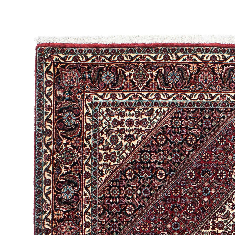 Alfombra persa - Bidjar - 195 x 136 cm - rojo claro