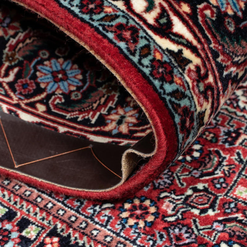 Alfombra persa - Bidjar - 195 x 136 cm - rojo claro
