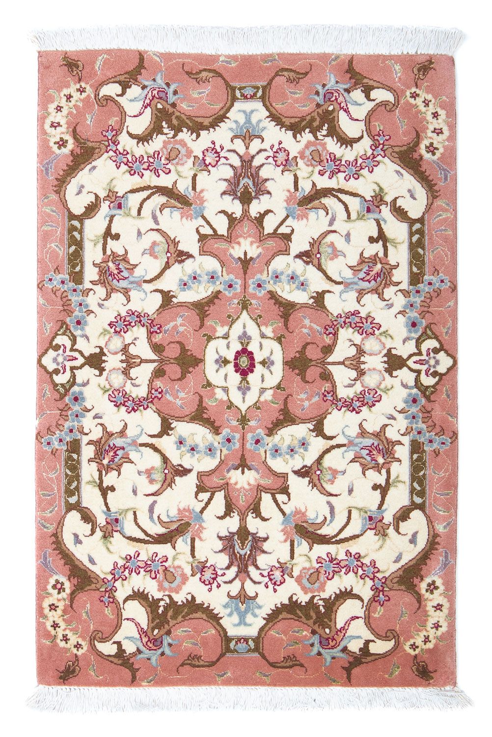 Alfombra Persa - Tabriz - Real - 90 x 60 cm - beige