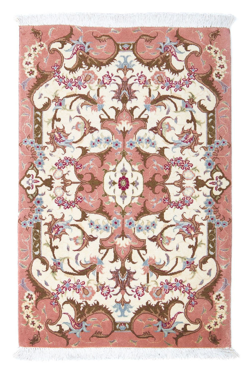 Alfombra Persa - Tabriz - Real - 90 x 60 cm - beige