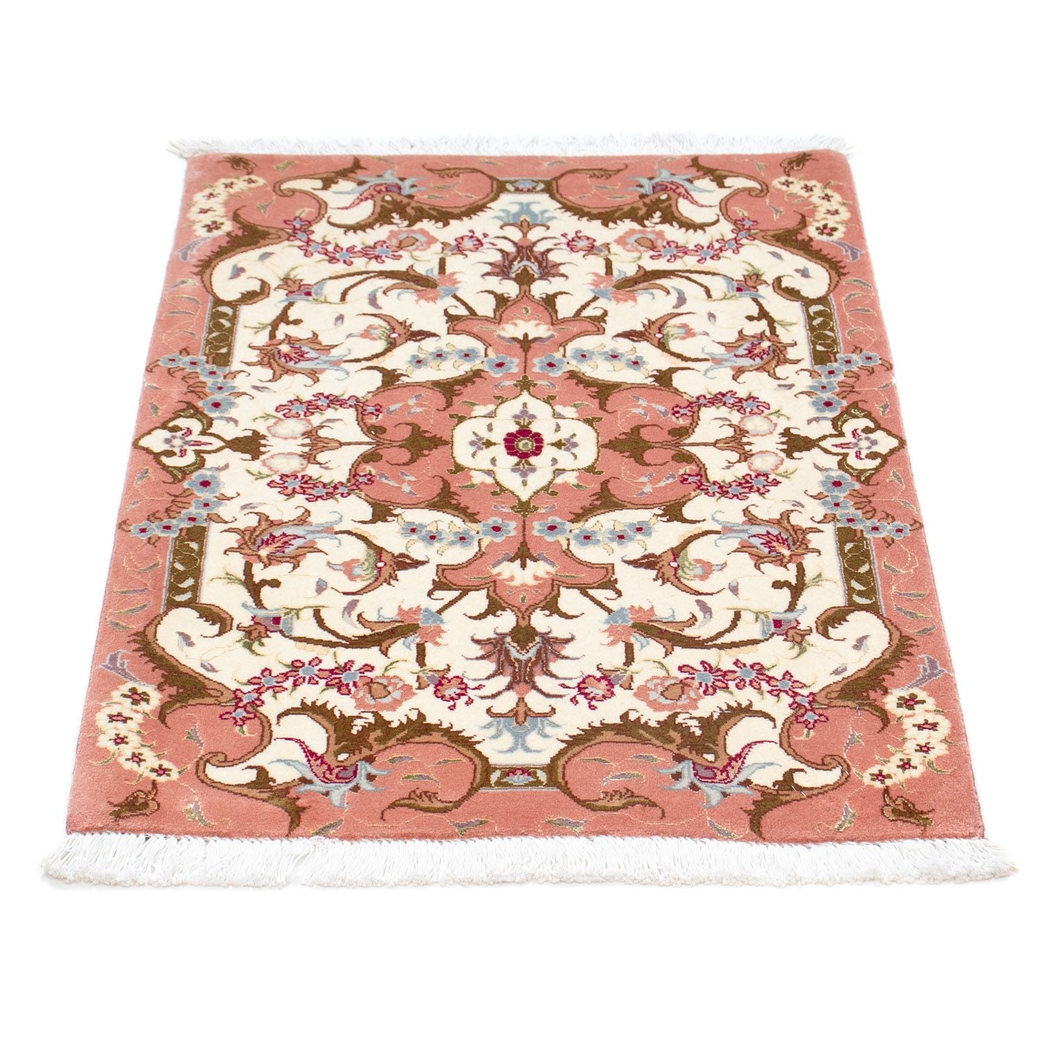 Alfombra Persa - Tabriz - Real - 90 x 60 cm - beige
