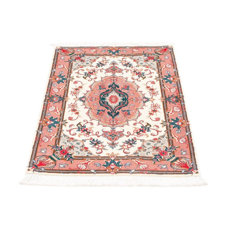 Alfombra Persa - Tabriz - Real - 92 x 60 cm - beige