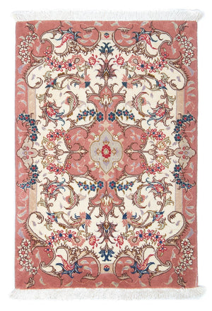 Alfombra Persa - Tabriz - Real - 86 x 60 cm - beige