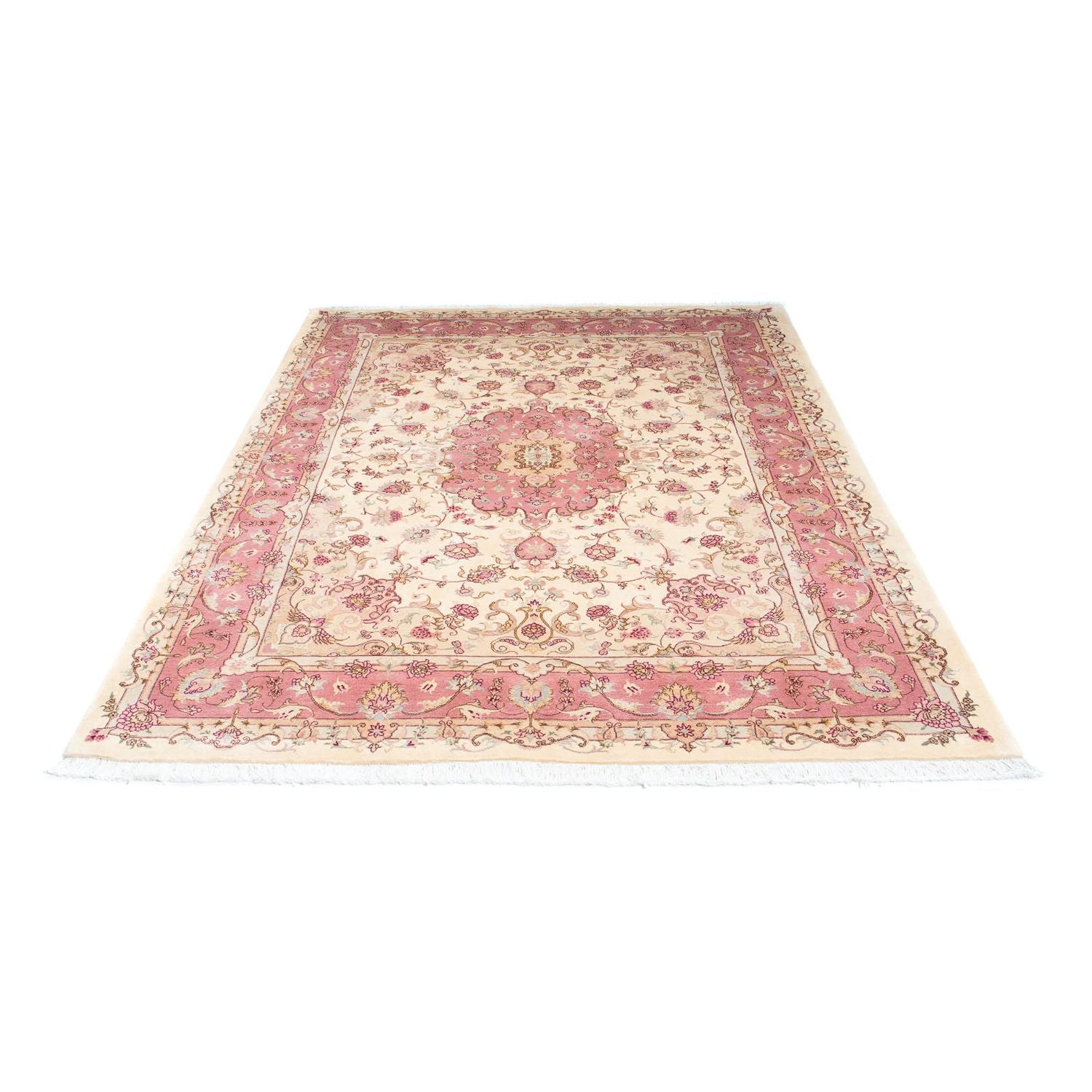 Alfombra Persa - Tabriz - Real - 240 x 170 cm - beige