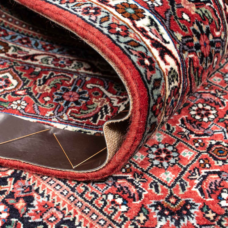 Alfombra persa - Bidjar - 200 x 132 cm - rojo
