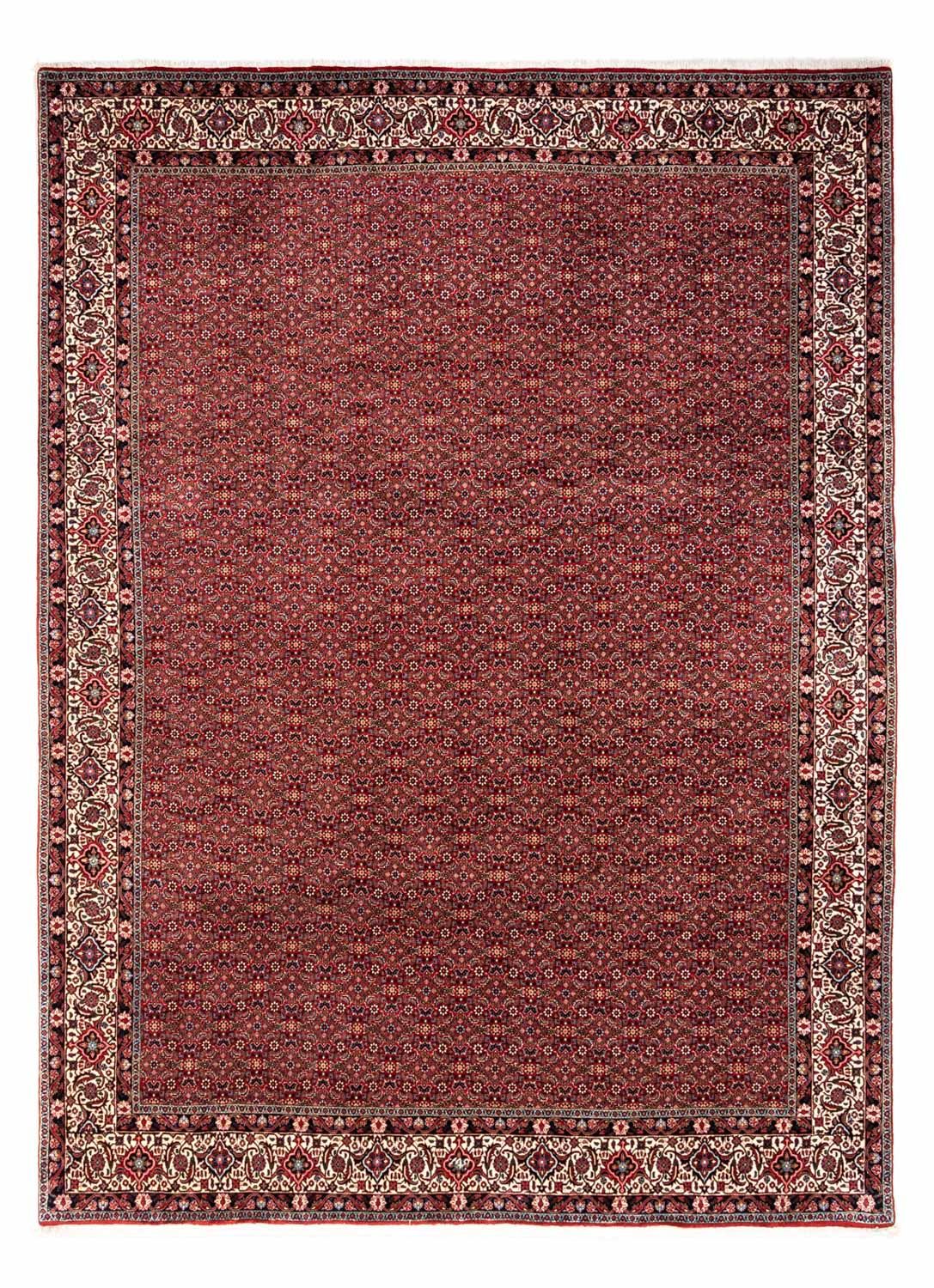 Alfombra persa - Bidjar - 340 x 248 cm - rojo