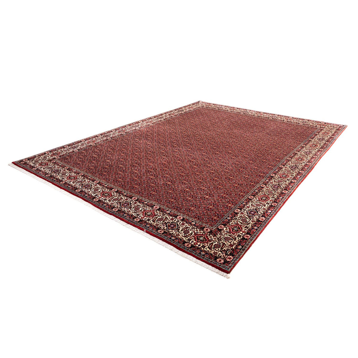 Alfombra persa - Bidjar - 340 x 248 cm - rojo