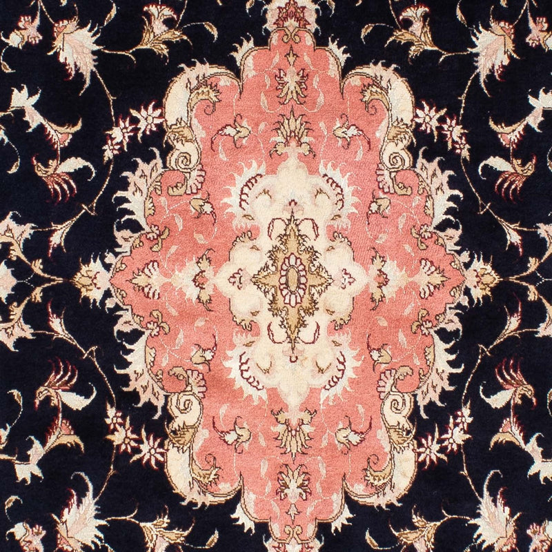 Alfombra Persa - Tabriz - Real - 245 x 168 cm - azul oscuro